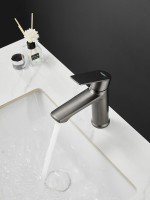 Смеситель для раковины Haiba HB10719-3 оружейная сталь Смеситель для раковины Haiba HB10719-3 оружейная сталь