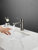 Смеситель для раковины Haiba HB10719-3 оружейная сталь Смеситель для раковины Haiba HB10719-3 оружейная сталь