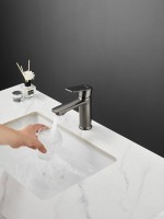 Смеситель для раковины Haiba HB10719-3 оружейная сталь Смеситель для раковины Haiba HB10719-3 оружейная сталь