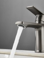 Смеситель для раковины Haiba HB10719-3 оружейная сталь Смеситель для раковины Haiba HB10719-3 оружейная сталь