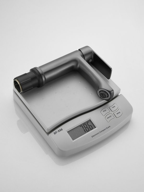 Смеситель для раковины Haiba HB10719-3 оружейная сталь