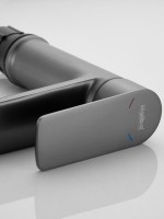 Смеситель для раковины Haiba HB10719-3 оружейная сталь Смеситель для раковины Haiba HB10719-3 оружейная сталь