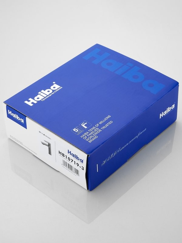 Смеситель для раковины Haiba HB10719-3 оружейная сталь
