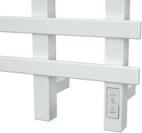 Полотенцесушитель электрический Bauedge Wind R 50х80, белый полуматовый