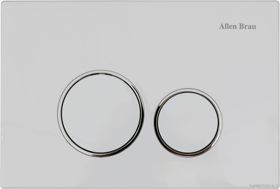 Кнопка смыва Allen Brau Priority 9.20001.20 белая глянец