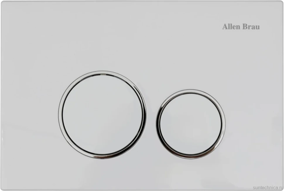 Кнопка смыва Allen Brau Priority 9.20001.20 белая глянец