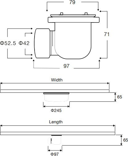 Поддон для душа Vincea VST-4SRL8012W 120x80 белый матовый, с сифоном