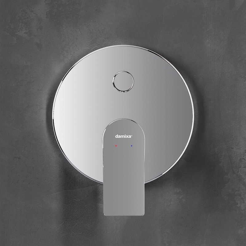 Встраиваемый смеситель для душа и ванны Damixa Apollo 477100000 С ВНУТРЕННЕЙ ЧАСТЬЮ, хром