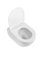 Унитаз подвесной Cezares Stylus CZR-546-TH-TOR/SC безободковый, сиденье с микролифтом