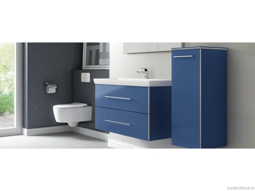 Унитаз подвесной Villeroy & Boch Avento 5656RS01 альпийский белый, безободковый