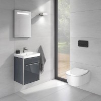 Унитаз подвесной Villeroy & Boch Avento 5656RS01 альпийский белый, безободковый