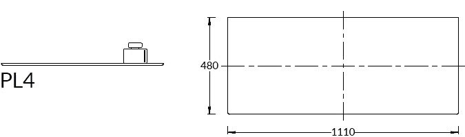 Консоль с раковиной KERAMA MARAZZI Plaza Next 120 подвесная, с раковиной PLR.wbi.55.1, черная матовая, серый камень