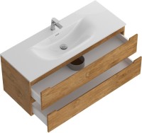 Тумба с раковиной BelBagno Etna 120 rovere nature, раковина BB-8099-120