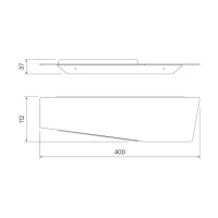 Полка IDDIS Slide SLIBS00i44 нержавеющая сталь Полка IDDIS Slide SLIBS00i44 нержавеющая сталь