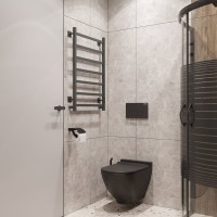 Полотенцесушитель электрический EWRIKA Пенелопа КВ7 80х50, графит
