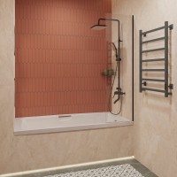 Полотенцесушитель электрический EWRIKA Пенелопа КВ7 80х50, графит