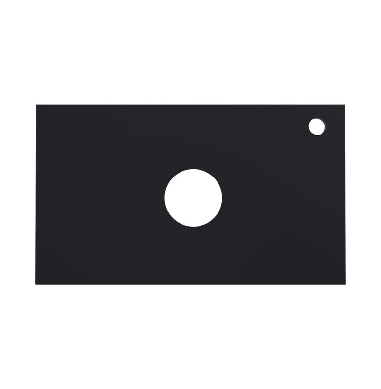 Мебель для ванной комнаты Grossman Вива 70 белый глянец, столешница черная