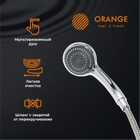 Смеситель для ванны с душем Orange Prim M42-100cr хром Смеситель для ванны с душем Orange Prim M42-100cr хром