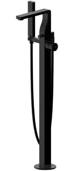 Напольный смеситель для ванны с душем Bravat Arc F66061K-B3-ENG