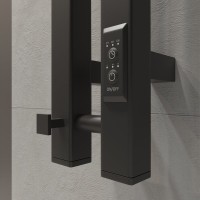 Полотенцесушитель электрический EWRIKA Пенелопа P2 80, черный