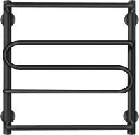 Полотенцесушитель электрический Secado Валенсия 2 60x50 см, подключение слева, матовый черный, лесенка