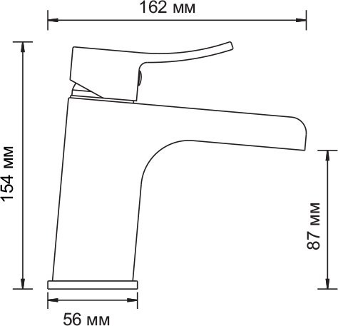 Смеситель для раковины Wasserkraft Aller 1069