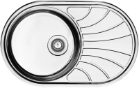 Мойка кухонная IDDIS Suno SUN77SDi77S с сифоном