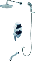 Душевой комплект Lemark Atlantiss LM3222C С ВНУТРЕННЕЙ ЧАСТЬЮ