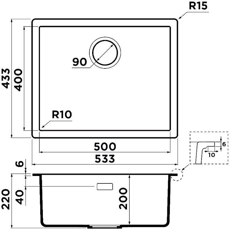 Мойка кухонная Omoikiri Yamakawa 55-Integra-WG wind green
