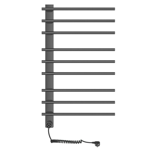 Полотенцесушитель электрический Wonzon & Woghand WW-AL349-GM темный графит