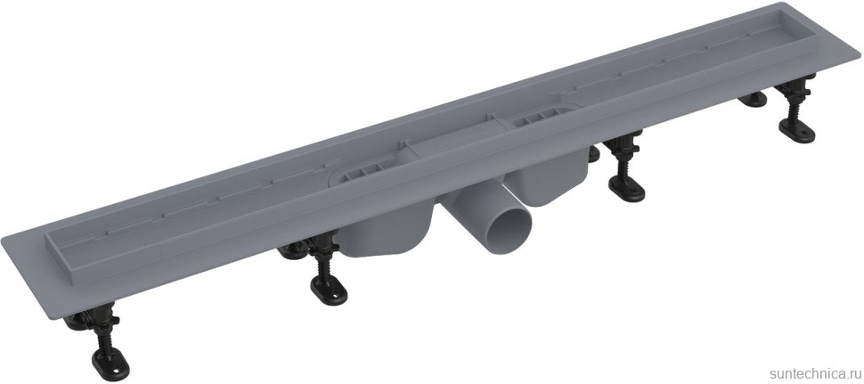 Душевой трап (лоток) AlcaPlast Optima APZ12-750 с опорами