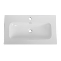 Мебель для ванной комнаты Cezares Duet 80 bianco opaco, раковина Cezares CZR-8073-80