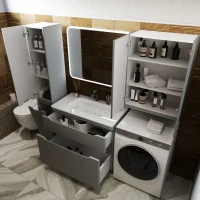 Мебель для ванной комнаты Style Line Марелла 90 напольная, серая