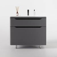 Мебель для ванной комнаты Style Line Марелла 90 напольная, серая
