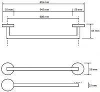 Полотенцедержатель Bemeta Hematit 159204042 Полотенцедержатель Bemeta Hematit 159204042