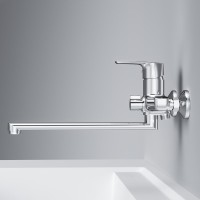 Смеситель с длинным изливом для ванны AM.PM Gem F90A90000