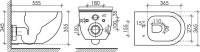 Унитаз подвесной Ceramicanova Long CN3015