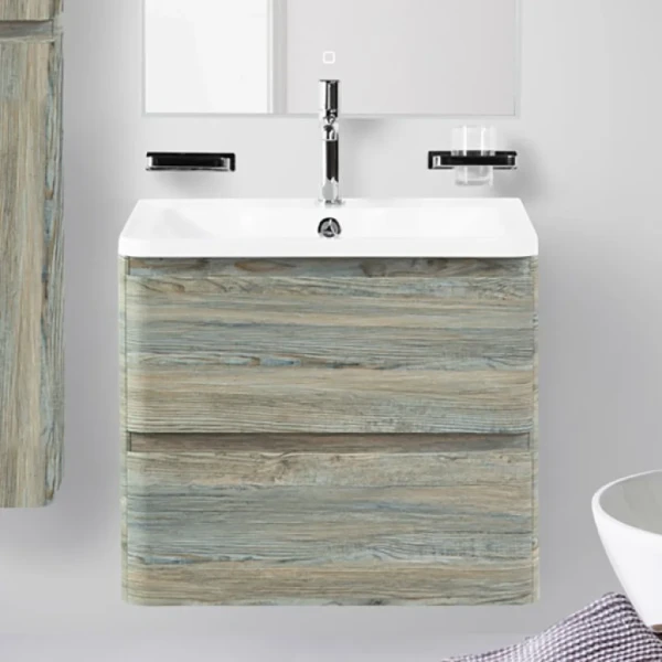 Тумба с раковиной BelBagno Albano 60 подвесная, pino scania