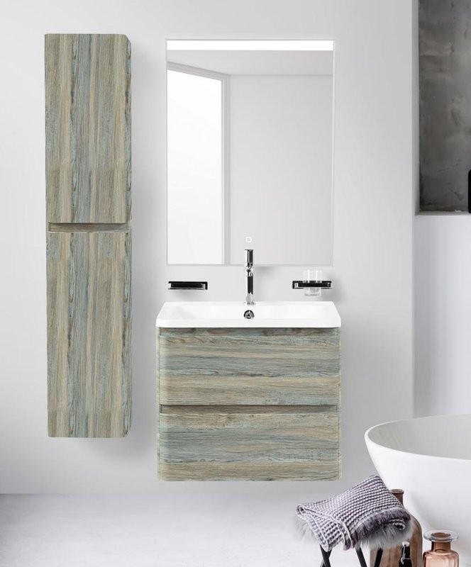 Тумба с раковиной BelBagno Albano 60 подвесная, pino scania