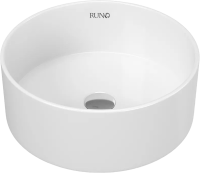 Тумба с раковиной Runo Вудлайн 65 белая, крем, раковина Palla 40