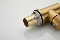 Смеситель для кухни BELZ B810 B73810-5 с гибким изливом, золото