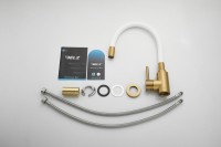 Смеситель для кухни BELZ B810 B73810-5 с гибким изливом, золото