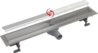 Душевой трап (лоток) AlcaPlast APZ13-DOUBLE9-550 с решеткой и опорами Душевой трап (лоток) AlcaPlast APZ13-DOUBLE9-550 с решеткой и опорами