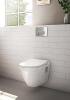Унитаз подвесной VitrA S50 7740B003-0850 + крышка-сиденье VitrA 801-003-019 с микролифтом