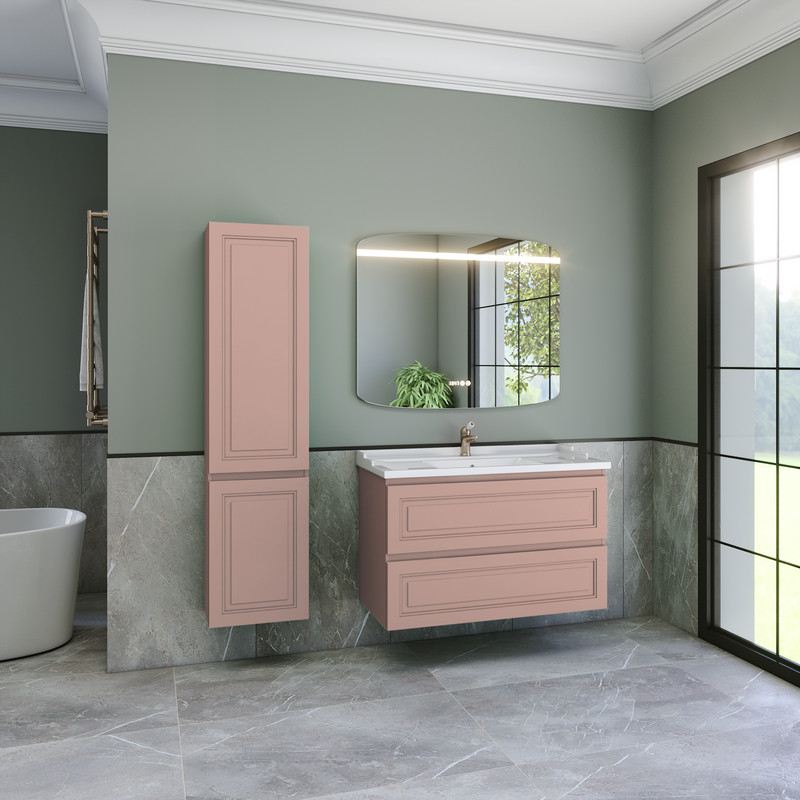 Тумба с раковиной Caprigo Wales 100 пудра