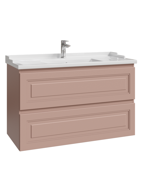 Тумба с раковиной Caprigo Wales 100 пудра