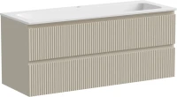 Мебель для ванной комнаты Sancos Snob R 120 см, beige soft, раковина CN7017