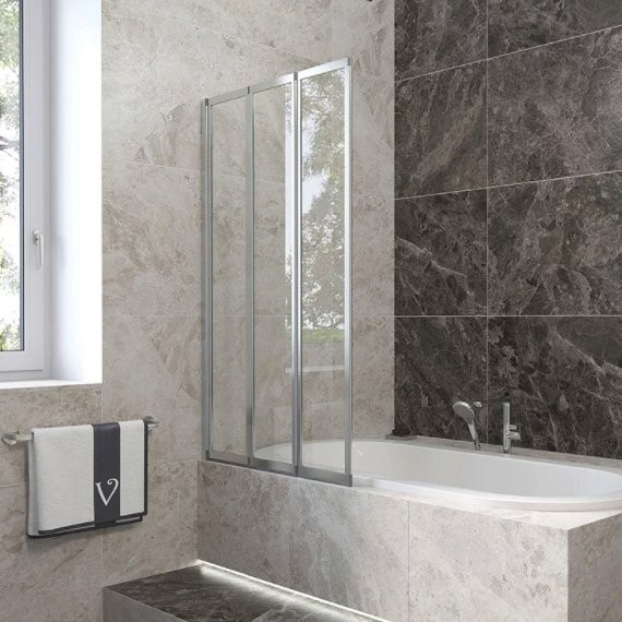 Шторка на ванну Veconi Palau PL-73L 90 см