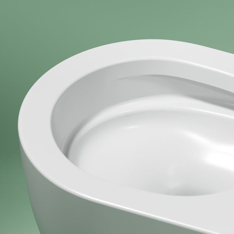 Унитаз подвесной Ceramicanova Modena Rimless CN6063MW белый матовый