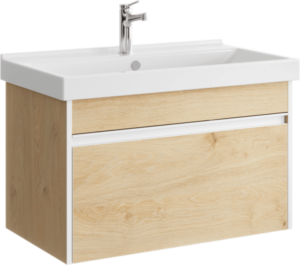 Тумба под раковину Aqwella Urban 80, подвесная, дуб давос